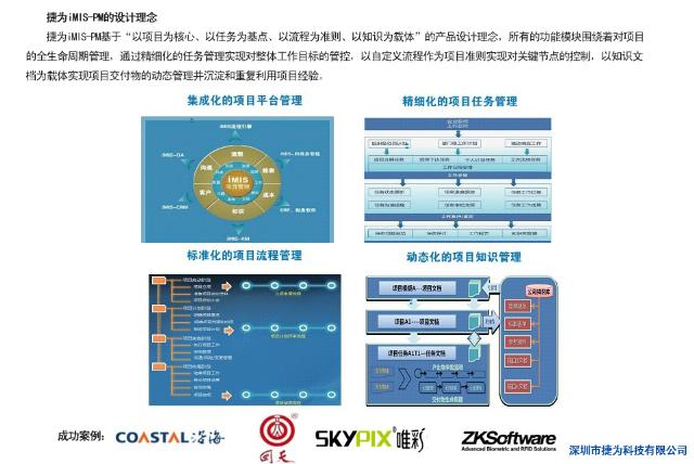 捷为iMIS-PM的设计理念